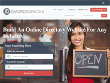 Tablet Screenshot of divorcegrades.com
